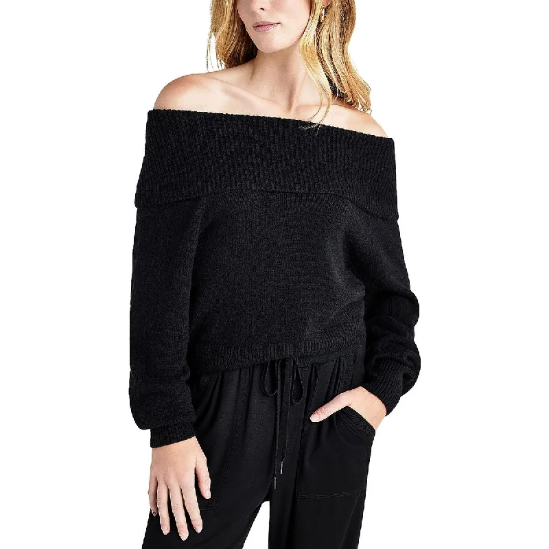 Cozy Outfit Splendid Womens Harlow Wool Blend Knit Pullover Sweater