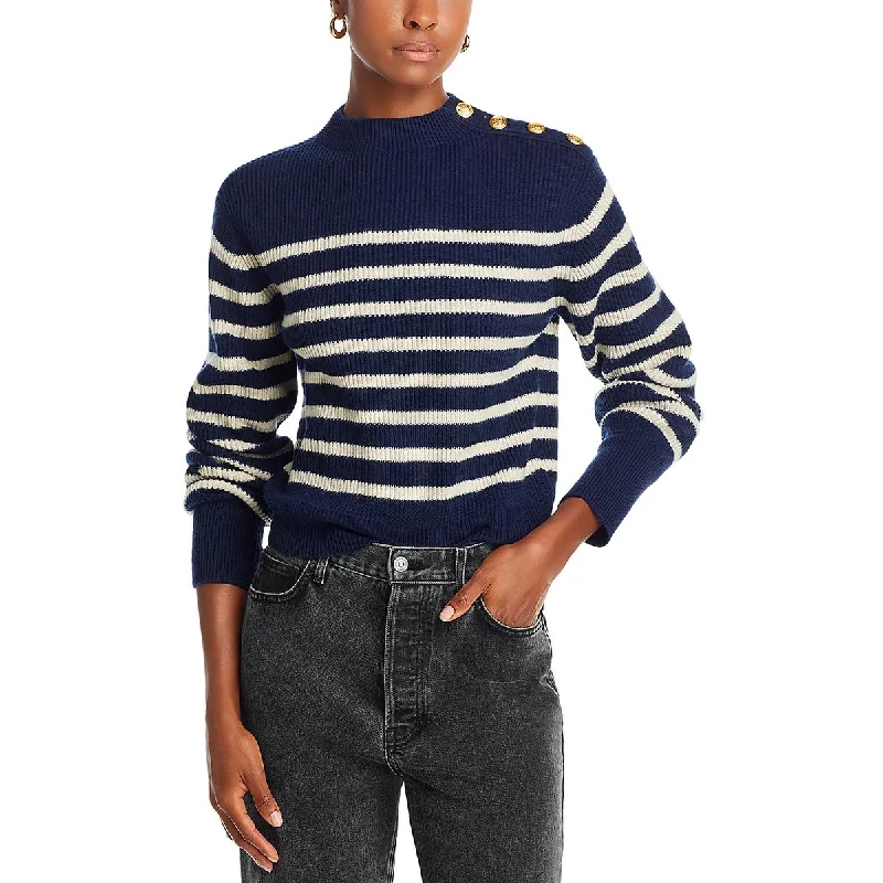Design Trend Rag & Bone Womens Nancy Knit Ribbed Pullover Sweater