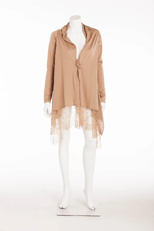 Personalized Series Valentino  -  Lace -trimmed wool-blend  Cardigan with  - L