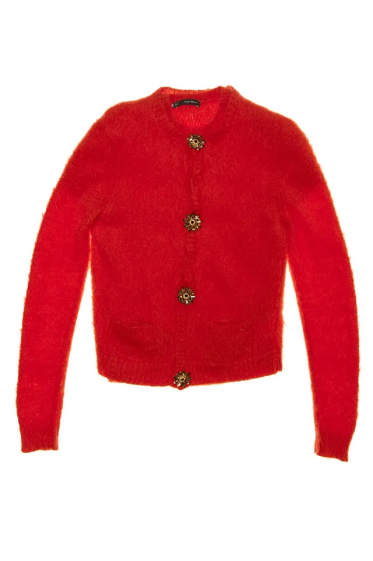 Versatile Comfort Wear Dsquared2 - Red Sweater Cardigan - L