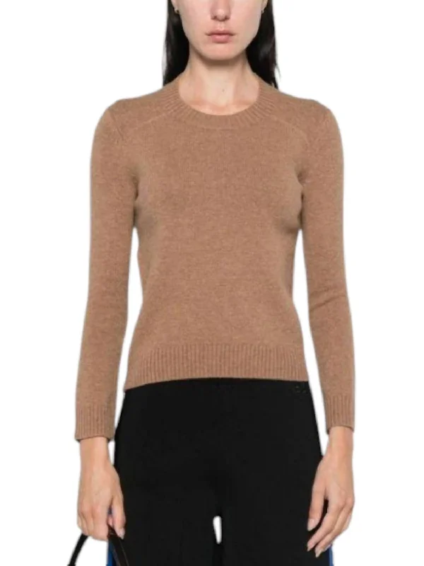 High-end Fabrics Ludma Sweater In Camel