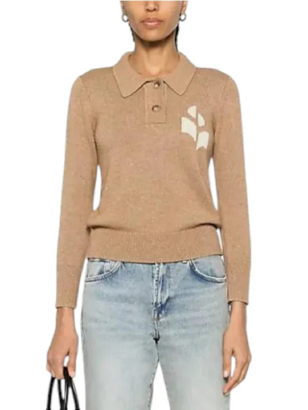 Smart Comfort Nola Sweater In Camel