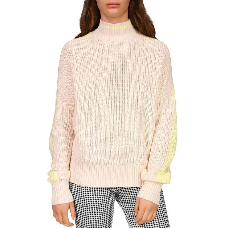 Advanced Design Sanctuary Womens Cruise Knit Mock Neck Pullover Sweater