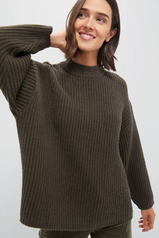 Warm Atmosphere Olive Green Crewneck Jack Sweater