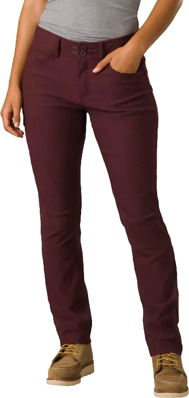 Bottom And Versatile Halle Straight Pant Ii In Cacao