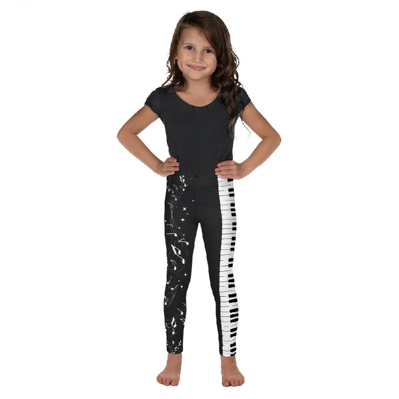 Short Design Music Kid's Leggings