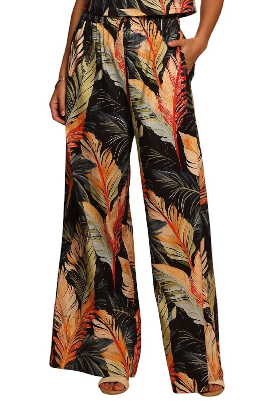 Trendy Items Kaia Pants In Feathered Fronds