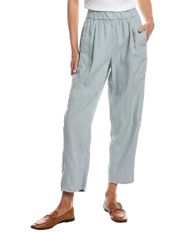 European And American Style EILEEN FISHER Linen Lantern Pant