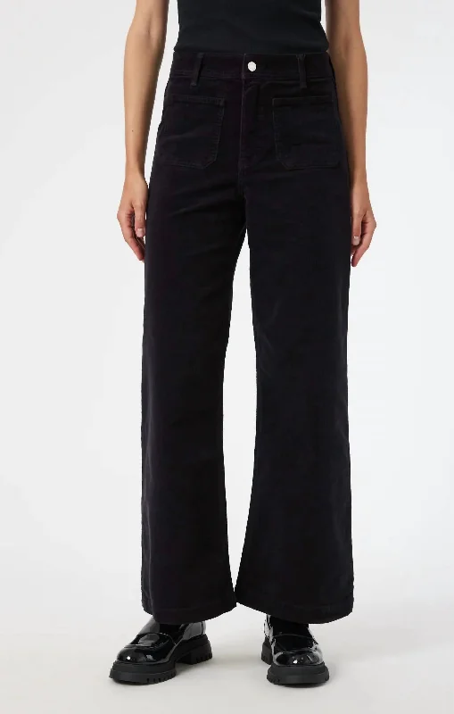 Playful Style Paloma Pants In Black Cord