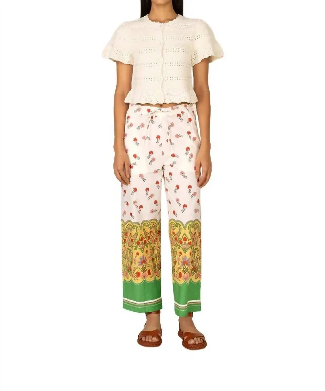 Fashion Style Ivan Pant In Paisley Ming