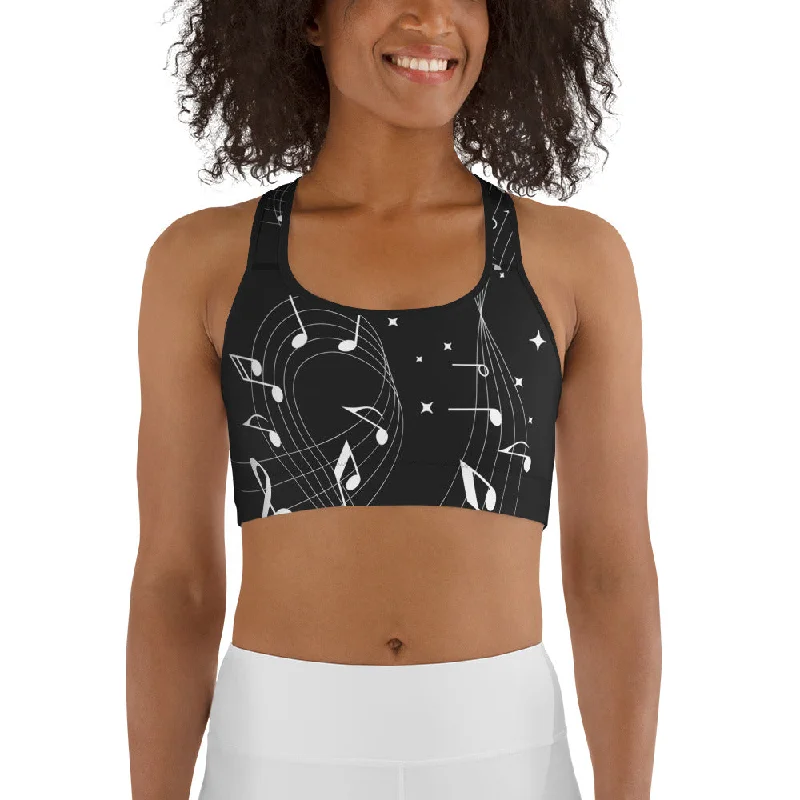 Comfortable And Versatile Music Sports Bra