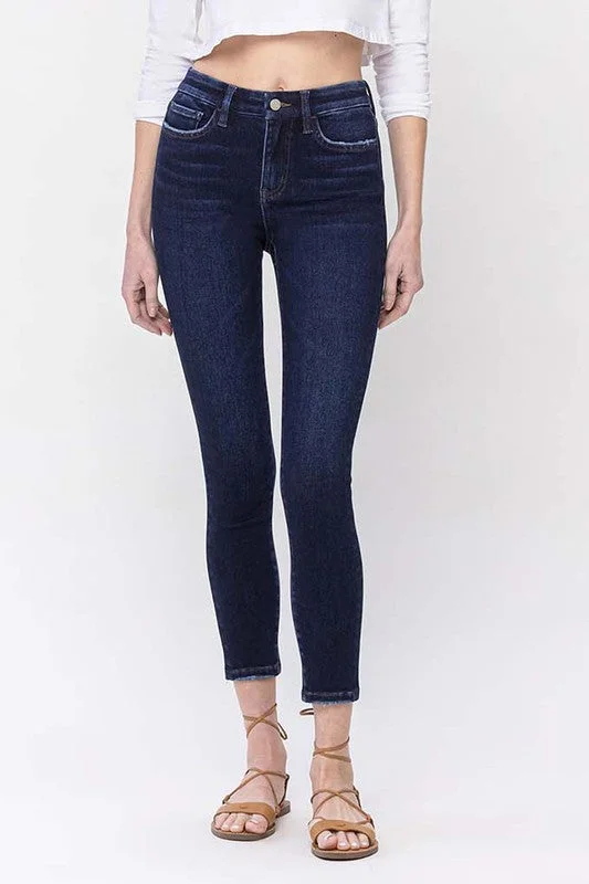 Comfortable Wear High Rise Ankle Skinny Jeans