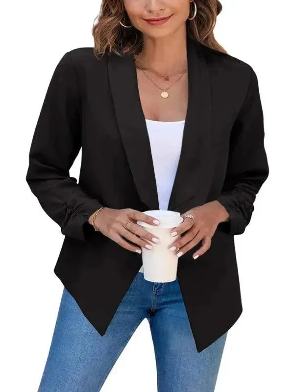 All-Day Style Casual Slim Fit V-Neck Women's Blazer