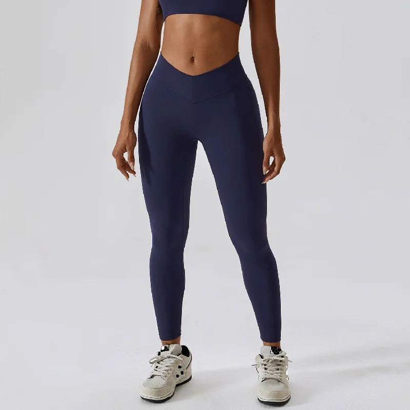 Comfortable Mind Belly Contracting Cycling Running Fitness Pants For Women