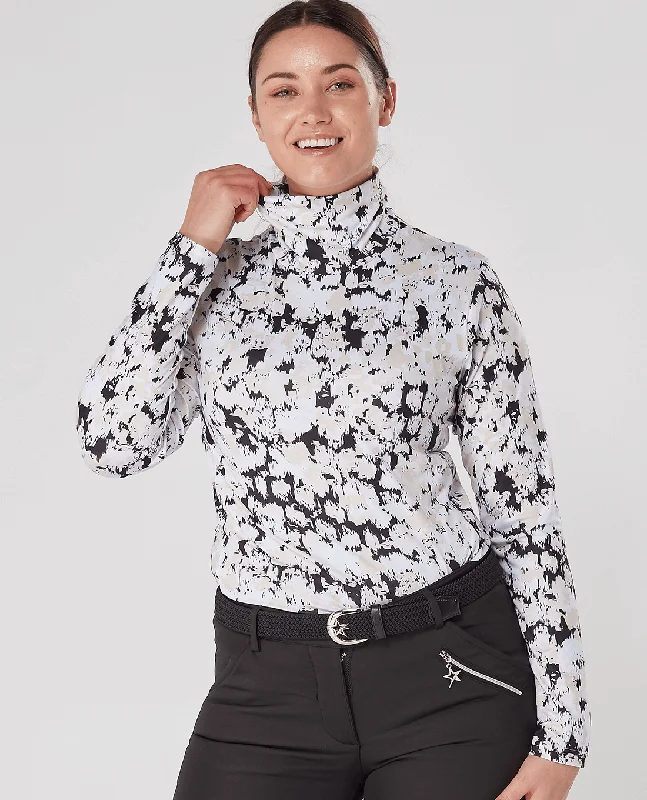 Everyday Style SWING OUT SISTER Olivia Roll Neck Sand & Black