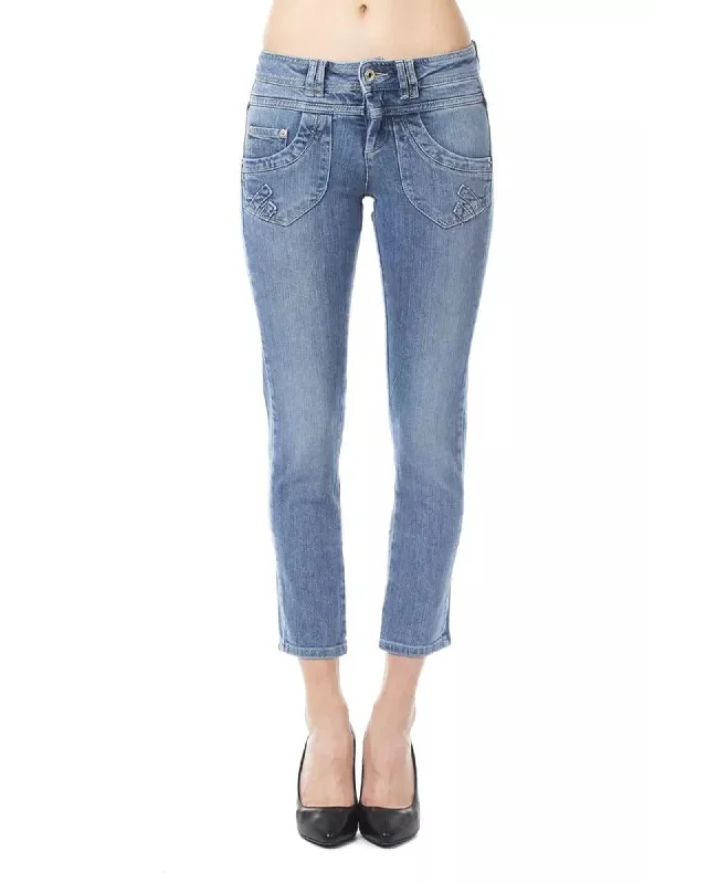 Fashion Selection Ungaro Fever Women's Light Blue Cotton Jeans & Pant - W30 US