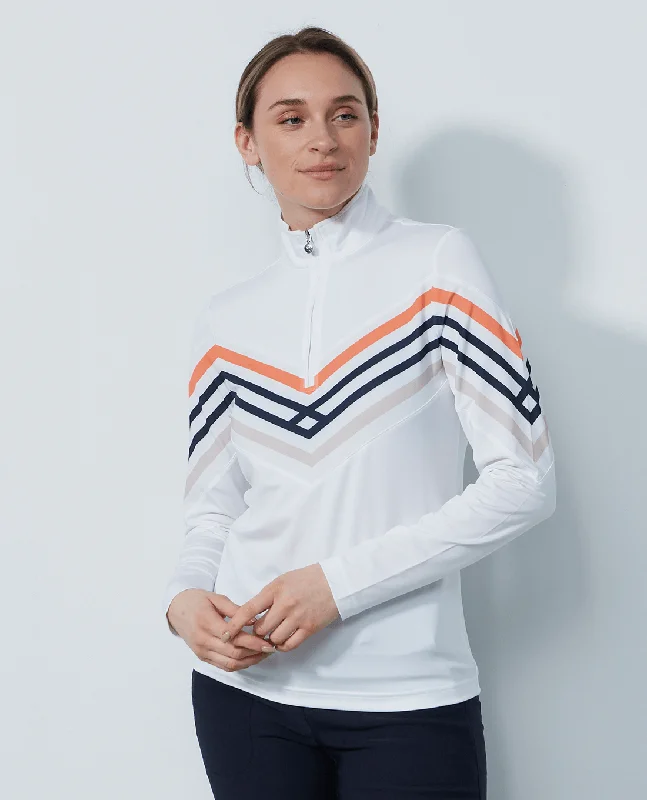 Daily Comfort DAILY SPORTS Halifax Half Neck Polo 221 White