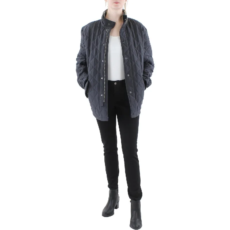 Comfortable down Barbour Womens Ribbed Trim  Quilted Coat