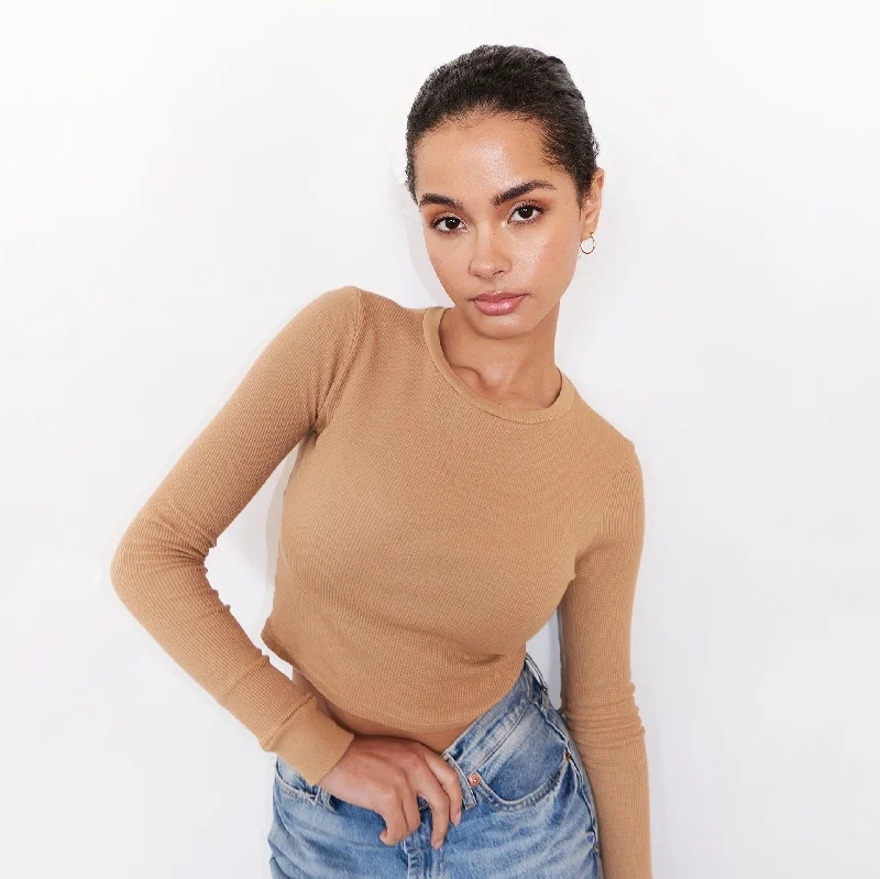 Chic Relaxation Baby Thermal Cropped Long sleeve