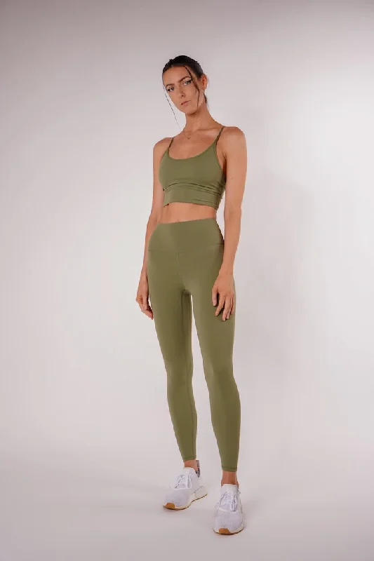 Design Perception Army Green Activewear Set