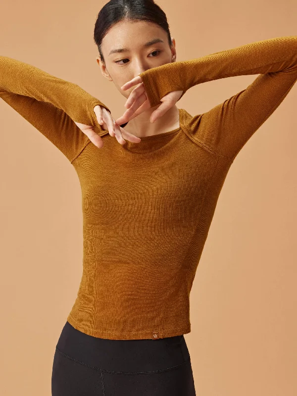 Versatile Itinerary NEIWAI ACTIVE X NYCB Ballet Wool Ribbed Top
