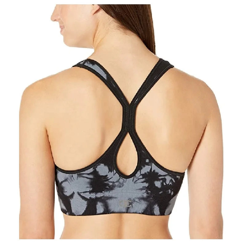 Playful Style Champion Women's Infinity Tye Dye Sports Bra Bra Charcoal Size Extra Small Playful Style Champion Women's Infinity Tye Dye Sports Bra Bra Charcoal Size Extra Small