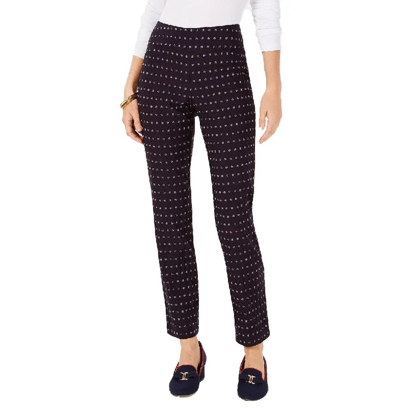 Simple Solid Color Charter Club Women's Cambridge Floral-Print Tummy-Control Pants Black Size 6 Simple Solid Color Charter Club Women's Cambridge Floral-Print Tummy-Control Pants Black Size 6