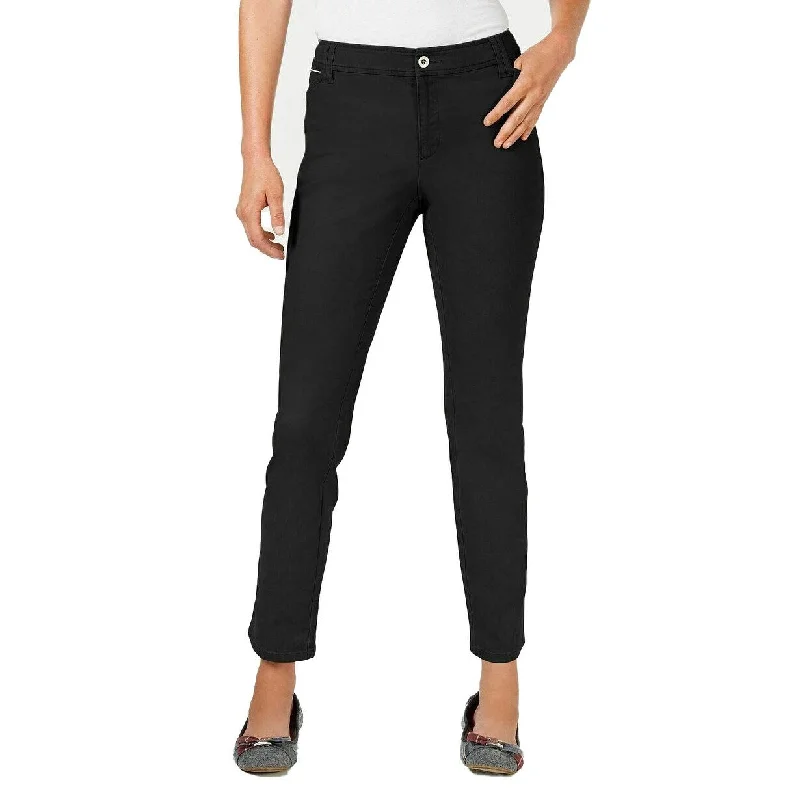 Dynamic Fashion Charter Club Women's Chino Pants Black Size 16