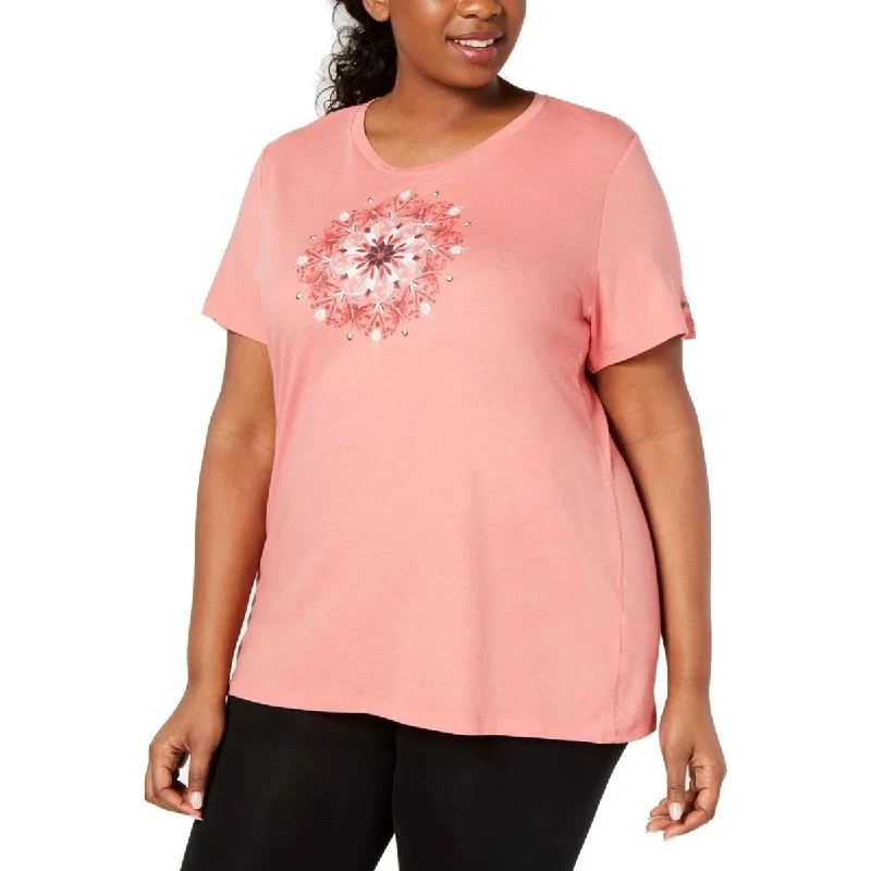 Elegant Casuals Columbia Women's Plus Butterfly Wing Running Fitness T-Shirt Size Extra Large - X-Large
