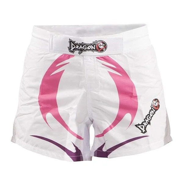 Fashion Expert Dragon Do Women's MMA Shorts, BJJ, Muay Thai, Kickboxing, Traning - Cool Women - White - Small Fashion Expert Dragon Do Women's MMA Shorts, BJJ, Muay Thai, Kickboxing, Traning - Cool Women - White - Small