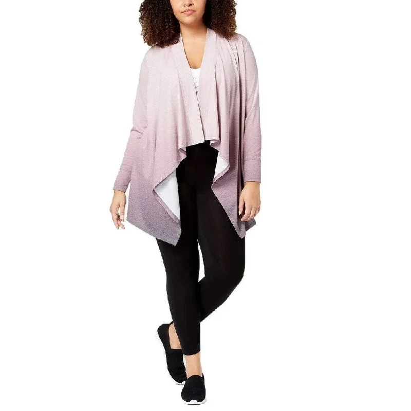 Relaxed Fashion Ideology Women's Dip-Dyed Wrap Antique Rose Size Medium