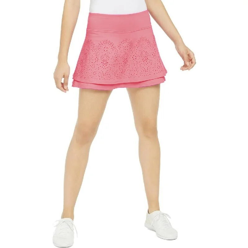 French Style Ideology Women's Perforated Tiered Skort Peach Kiss Size Extra Large - Extra Large French Style Ideology Women's Perforated Tiered Skort Peach Kiss Size Extra Large - Extra Large