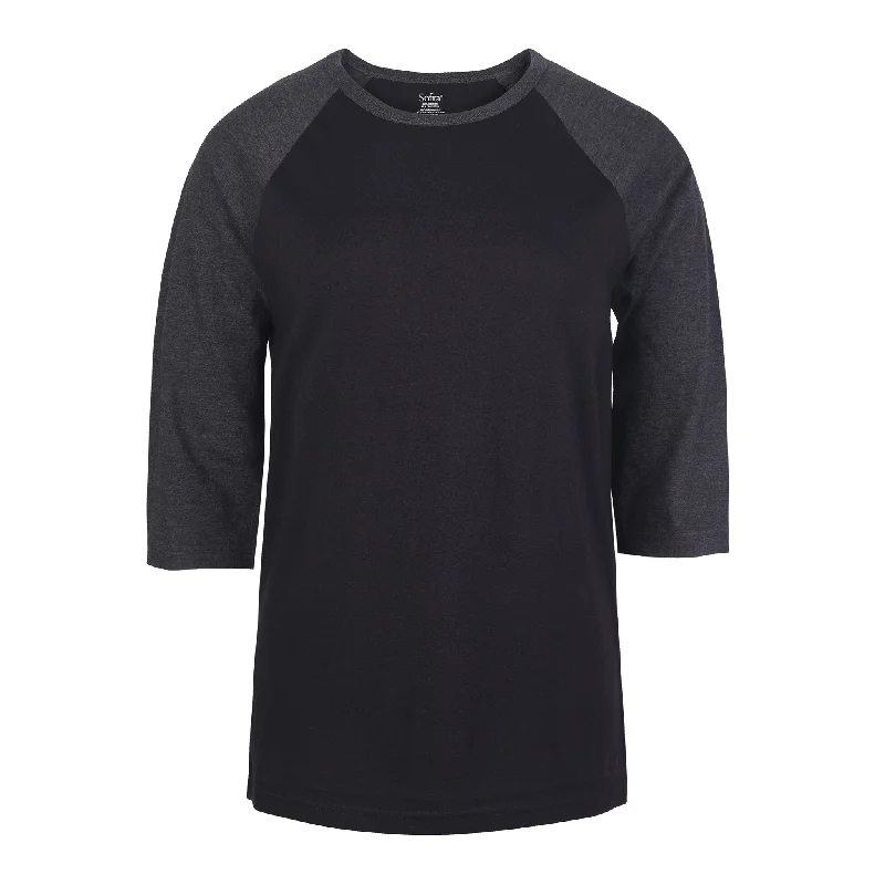 Elegant And Charming COTTONBELL LADIES BASEBALL TEE (LBT001C_BK/C.GR)