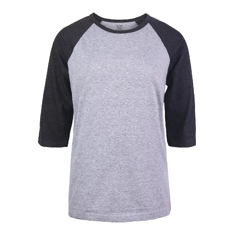 Cute Design COTTONBELL LADIES BASEBALL TEE (LBT001C_LT.H/C.GR)