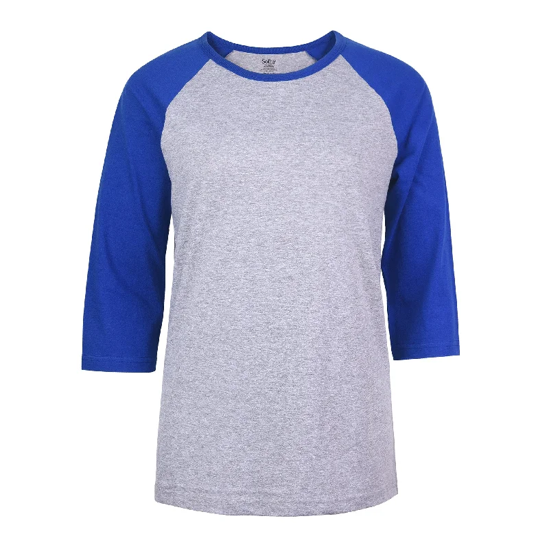 Breathable Design COTTONBELL LADIES BASEBALL TEE (LBT001C_LT.H/RB)