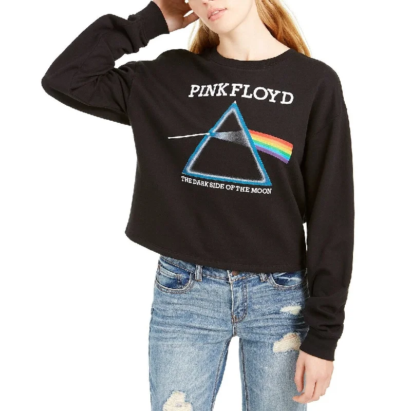 Minimal Style Love Tribe Junior's Pink Floyd Cropped Graphic Sweatshirt Black Size Medium Minimal Style Love Tribe Junior's Pink Floyd Cropped Graphic Sweatshirt Black Size Medium
