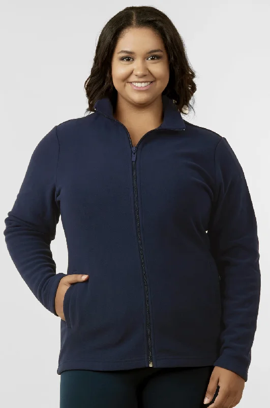 Stylish Wear ET TU LADIES POLAR FLEECE JACKET PLUS SIZE (LPF200XE_NVY)