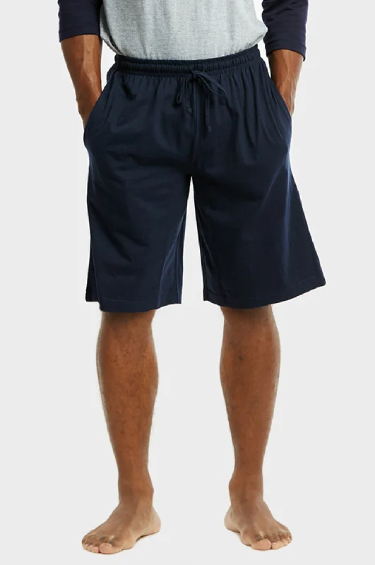 Artistic Temperament COTTONBELL MEN'S KNITTED PAJAMA SHORTS (MPS200C_NAVY)