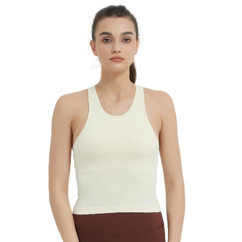 High Street Design Racerback Tank Beige