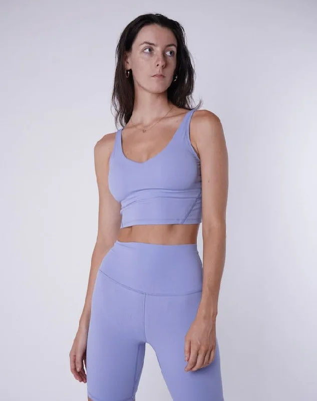 Editorial Design Windsurfer Blue Sports Bra