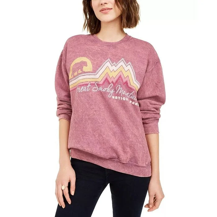 High Street Series True Vintage Women's Smoky Mountain Graphic Sweatshirt Red Size X-Large High Street Series True Vintage Women's Smoky Mountain Graphic Sweatshirt Red Size X-Large