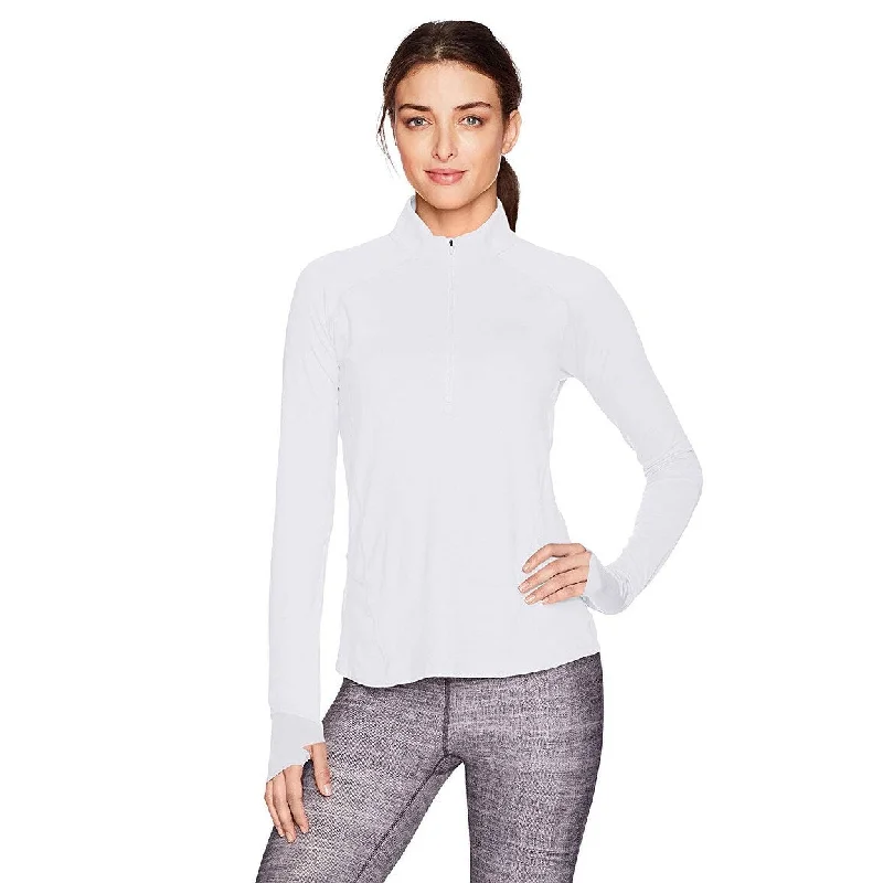 Cozy Outerwear Under Armour Women's Run True Half-Zip Training Top White Size Large