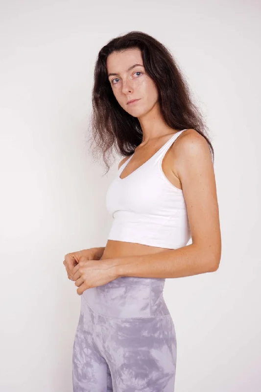 Must-have For Autumn And Winter White Sports Bra