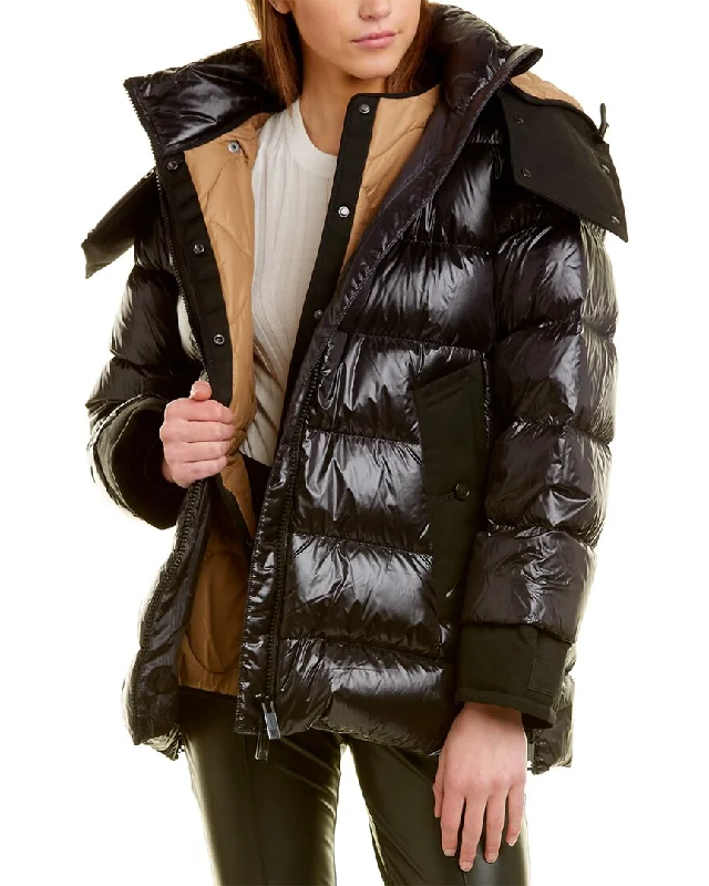 Luxury Temperament Burberry Puffer Jacket