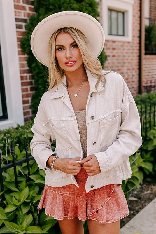 British Style Classic Charm Denim Jacket