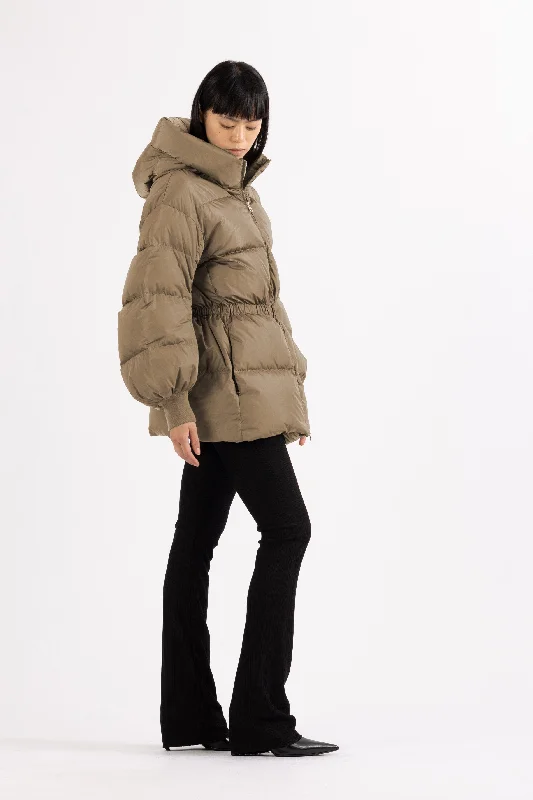 Exquisite Details DRAWSTRING DOWN JACKET AZA