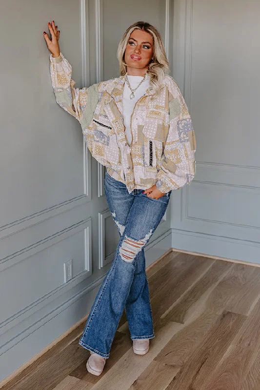 Weekend Comfort Daily Entertainment Paisley Jacket