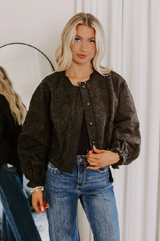 Easygoing Style Downtown Manhattan Embroidered Jacket