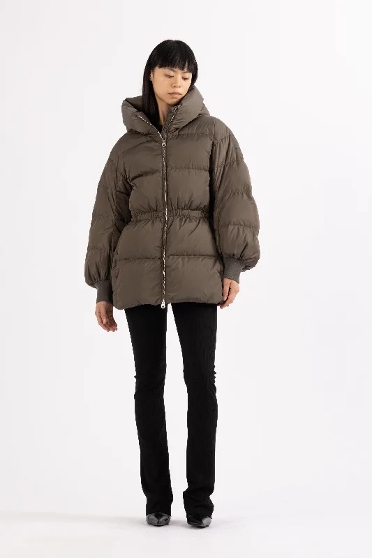 Versatile Itinerary DRAWSTRING DOWN JACKET AZA