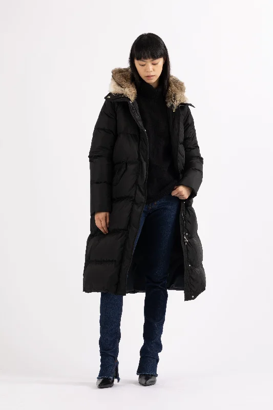 Celebrity Style ELONGATED DOWN COAT EZA